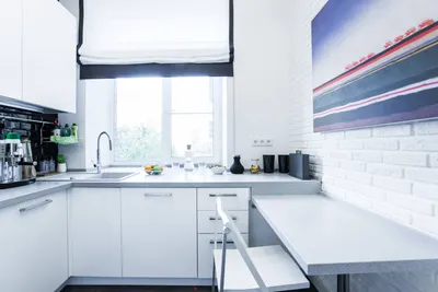Кухня вдоль окна • Лофт клик - Мебель в стиле лофт!