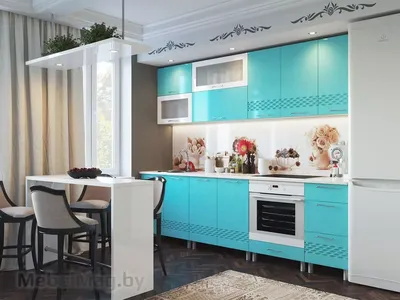 Кухня \"Волна\" Фиолетовый 1,8м купить недорого в Екатеринбурге, фото, отзывы