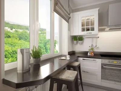 Рабочая зона возле окна | Traditional style kitchen design, Home kitchens,  Interior design kitchen