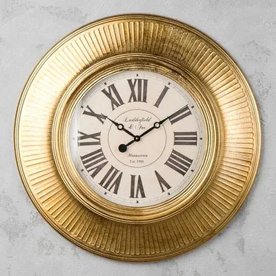 Настенные часы Wall Clock Antique Gold, Werner Voss | Home Concept