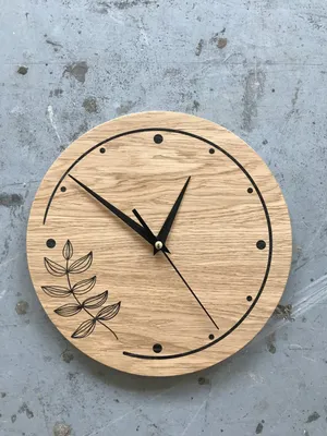 Настенные часы WOODEN VI из дерева - купить Woodman