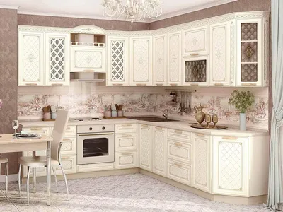Кухонный гарнитур угловой Милана 18 (ширина 240х270 см) от производителя —  DaVita-мебель