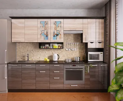 Прямой кухонный гарнитур 30 ЛОФТ 3 метра купить в Екатеринбурге |  Интернет-магазин VOBOX