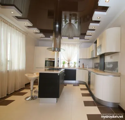 Кухни под потолок на заказ - купить в СПБ кухню с высокими шкафами от  производителя
