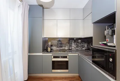 Современная прямая кухня из акрила \"Модель 405\" от GILD Мебель в Рязани -  цены, фото и описание.