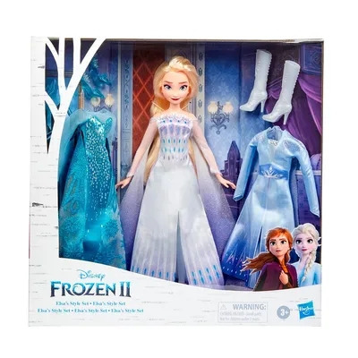 Купить кукла Disney Frozen Холодное Сердце 2 Эльза 2 наряда E9669, цены на  Мегамаркет | Артикул: 600004478461