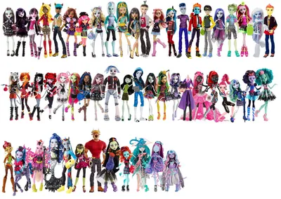 Monster High, полный список. Все куклы, которые вышли в 2010-2018 годах