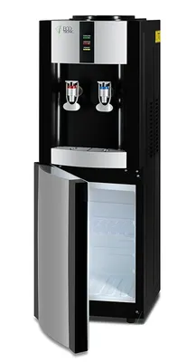 Кулер с холодильником черного цвета
