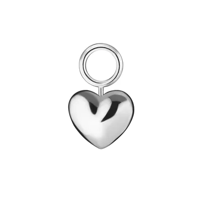 Кулон с цепочкой \"Сердце с камнем\" - купить в интернет-магазине |  GoldSteel.ru