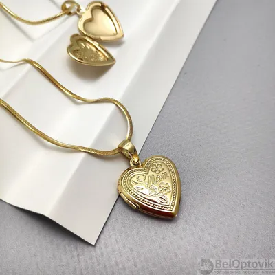 Кулон «Сердце» из тигрового глаза, цена - 590 руб