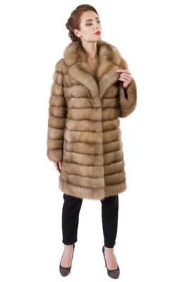 Шуба из меха куницы купить в интернет-магазине Pret-a-Porter Furs