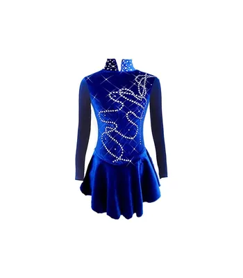Фиолетовые платья для фигурного катания для девочек, платье для  соревнований на коньках, женская одежда для фигурного катания, бесплатная  доставка | AliExpress