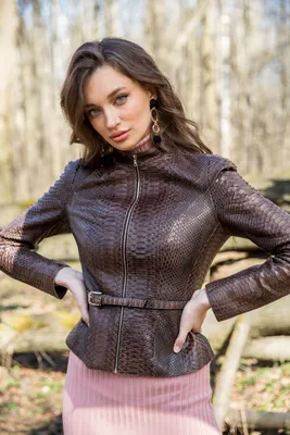 Куртка Stefano Ricci из кожи питона коричневая - Интернет-магазин мужской  брендовой одежды Exclusive Moscow