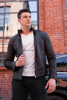 Мужская куртка из кожи питона LIQUE-GTX | Dandy Lab