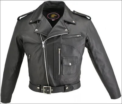 Легендарная американская байкерская куртка-косуха \"Чёрный жеребец\" Horsehide