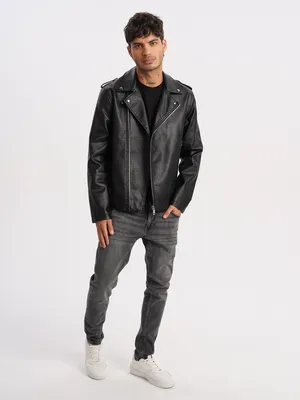 Куртка-косуха, цвет: черный купить в интернет-магазине ТВОЕ, арт.A6614