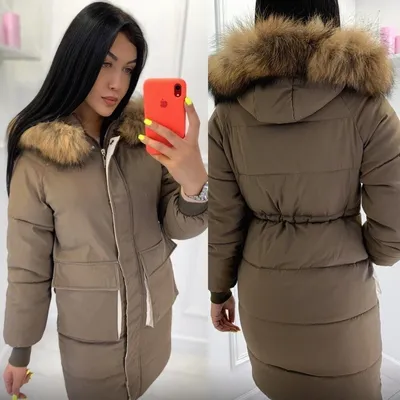 Куртка парка женская с карманами с клапанами Selfie купить по низким ценам  в интернет-магазине Uzum (801068)