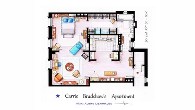 Квартира Кэрри Брэдшоу на Airbnb вызвала ажиотаж - как она выглядит |  РБК-Україна