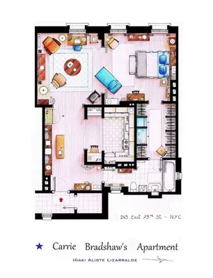 Оформляем квартиру в стиле Кэрри Брэдшоу | Уютный дом с BLIZKO | Дзен
