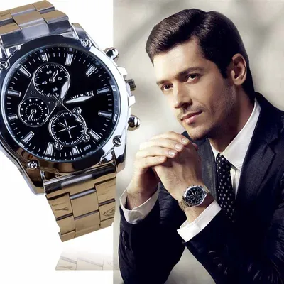 Новые красивые роскошные деловые мужские кварцевые часы Cooeverly 2021 с  ремешком из нержавеющей стали, механические Спортивные модные часы |  AliExpress