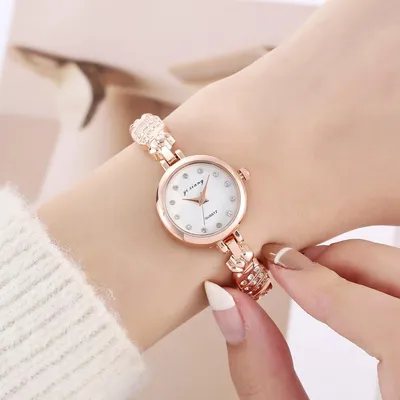 Привет модные часы Роскошные женские кварцевые часы Водонепроницаемые  женские часы Женские наручные часы – купить по низким ценам в  интернет-магазине Joom