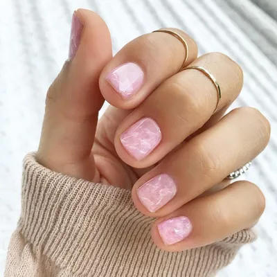 This Rose Quartz Nail Art Looks Like An Actual Crystal | Allure