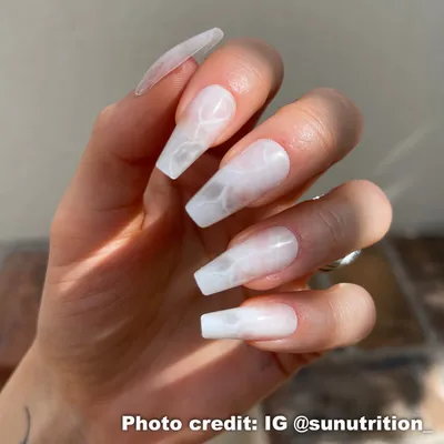 🤍 Rose Quartz Nails 🤍 ♡ gel polish in shades Cheeky, Snow White #pep... |  TikTok