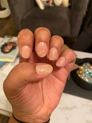 Rose Quartz Nails | Almond Shape | Rose quartz nails, Rose gold nails  acrylic, Acrylic nails stiletto