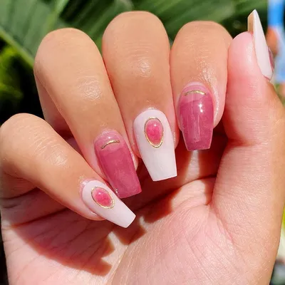 Quick and Easy Rose Quartz Nails! - YouTube