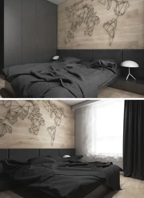 Классический вариант использования ламината на стене в спальне за  изголовьем кровати — никогда не устареет и бу… | Интерьер, Планировки  гостиной, Планировки спальни