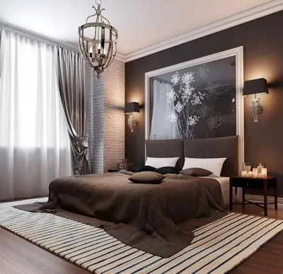 Дизайн интерьера гостиная - спальня: проект гостиной, совмещенной со  спальной комнатой