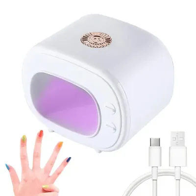 Мини-лампа для ногтей быстросохнущая лампа для гель-лака быстросохнущая  лампа для геля USB УФ-лампа для дизайна ногтей | AliExpress