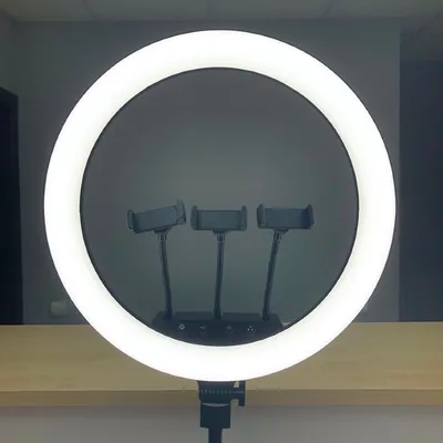 Селфи лампа кольцо 45см Selfie Ring Light, штатив, пульт ДУ, LJJ-18