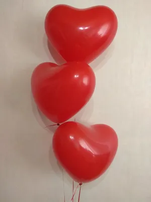Воздушные шары красные латексные сердца купить в Москве по цене 5069₽ |  Арт. 100-054