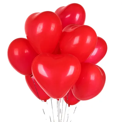 Воздушные шары в виде сердца - купить по низкой цене | Интернет-магазин  «БРАВО»