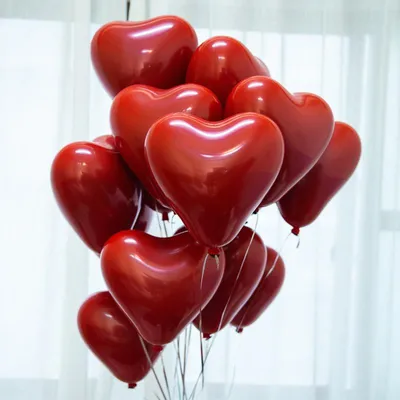 Латексные шары хром сердце серебро — заказать недорого в Москве: доставка