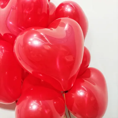 Купить Латексные шары, Сердце, Розовый, Хром, (30 см) по цене 0.55€ от  производителя
