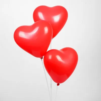 Шар латексный сердце 12\", перламутровый, набор 5 штук, разны цвета купить  по цене 129 ₽ в интернет-магазине KazanExpress