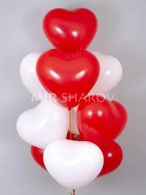 Латексные шары 12\" (30 см) Сердца Микс, 10 шт (ID#1940345262), цена: 65 ₴,  купить на Prom.ua