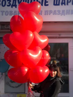 Шары латексные СЕРДЦА Белые 35 см - Мир Шаров | Доставка шаров в Москве и  МО | Заказать шарики