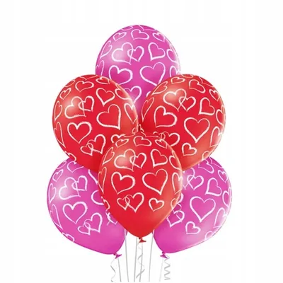 Латексный шар - сердце за 290 руб. | Бесплатная доставка цветов по Москве