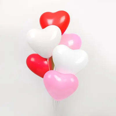 Набор из латексных шаров \"Сет из 10 сердец\"❤️ | Купить с доставкой в Киеве  | Лучшая цена