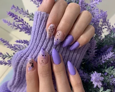 Матовые Лавандовые цветные фиолетовые накладные ногти длинный гроб балерины  Популярные матовые накладные ногти инструмент для удлинения | AliExpress