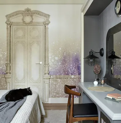 Лавандовый цвет в интерьере: на стенах и мебели, в разных комнатах