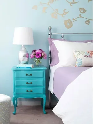 Лавандовый цвет в интерьере спальни | Смотреть 60 идеи на фото бесплатно