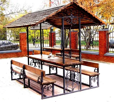 стол и лавочки своими руками | Diy garden furniture, Build outdoor  furniture, Outdoor patio space