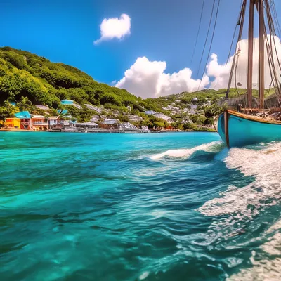 Морское побережье Гренады. лазурное …» — создано в Шедевруме