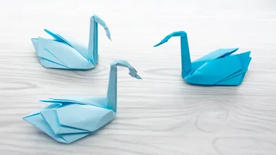 Оригами Бумаги Белый Лебедь — стоковые фотографии и другие картинки Лебедь  - Лебедь, Оригами, Большой - iStock