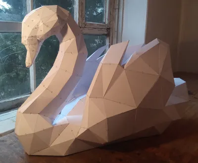 Лебедь из бумаги (модульное оригами) – купить в Новосибирске, цена 400  руб., продано 23 марта 2018 – Оформление интерьера