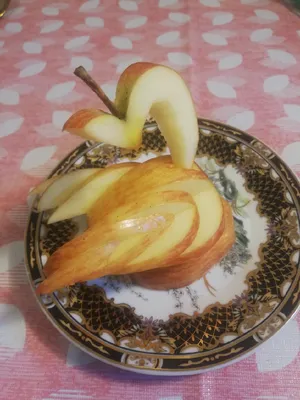Фотоотзыв #8692 по рецепту: Лебедь из яблока